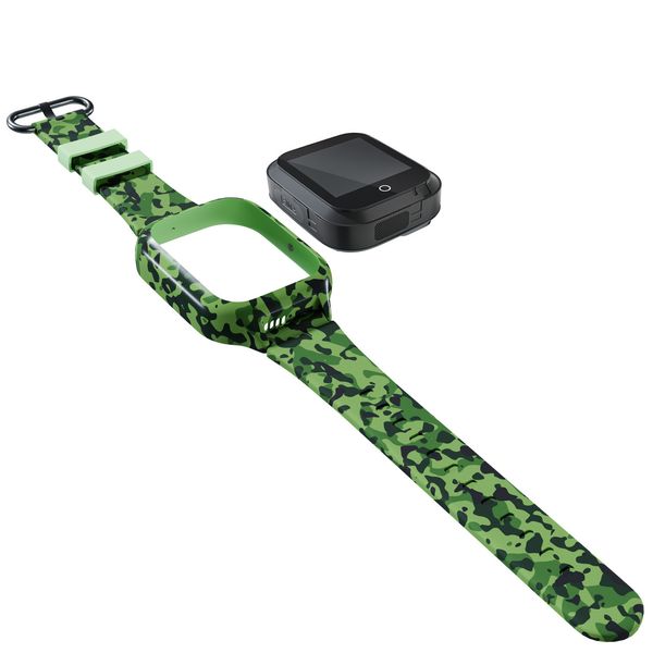 Дитячий водонепроникний GPS годинник MYOX MX-72GRW (4G) камуфляж з відеодзвінком фото 9