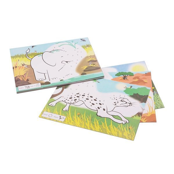 Розмальовка із завданнями "Дикі тварини" Melissa & Doug 40 сторінок 35х28 см MD19104 фото 2