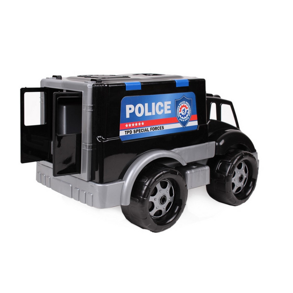 Іграшкова вантажівка ТехноК "Поліція" 33 см чорна 4586 фото 2