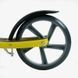 Самокат двухколесный складной Best Scooter Flash колеса PU 200 мм с амортизатором желтый FL-14320 фото 6