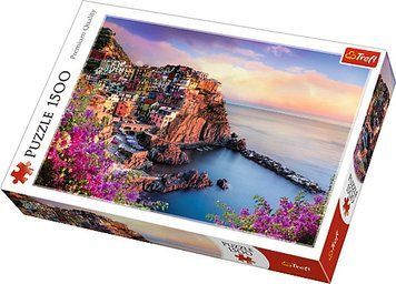 Пазли Trefl "Вигляд на Манаролу" 1500 елементів 85х58 см 26137 фото 1