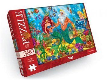 Пазли Danko Toys Русалочка 380 елементів 48 х 34 см C380-05-02 фото 1