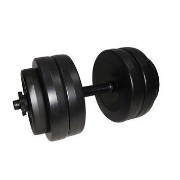 Разборная гантеля композитная Rock Pro 13 кг 1 шт с ABS-оболочкой и дисками из кевларобетона NE-PL-G-013 фото 1