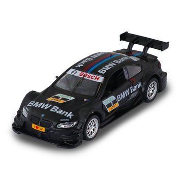 Інерційна машинка TechnoDrive BMW M3 DTM, масштаб 1:42, чорна фото 1
