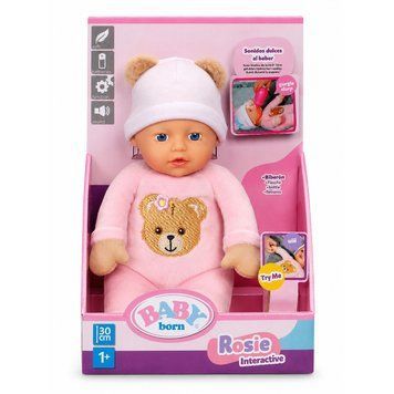 Інтерактивна лялька-пупс BABY BORN Розі 30 см зі звуковими ефектами 840481 фото 1