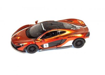 Машинка KINSMART McLaren P1 помаранчева KT5393FW фото 1