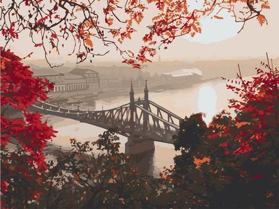 Картина за номерами Art Craft "Міст свободи. Будапешт" 40х50 см 10560-AC фото 1