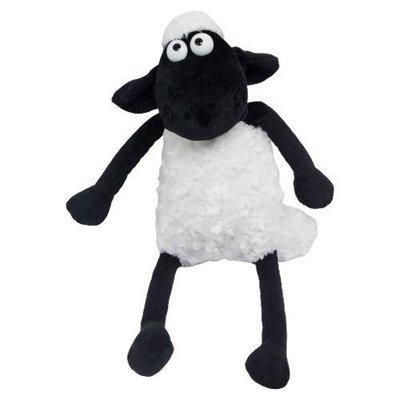 М'яка іграшка "Баранець Шон" 42 см чорний з білим 00272-92 фото 1