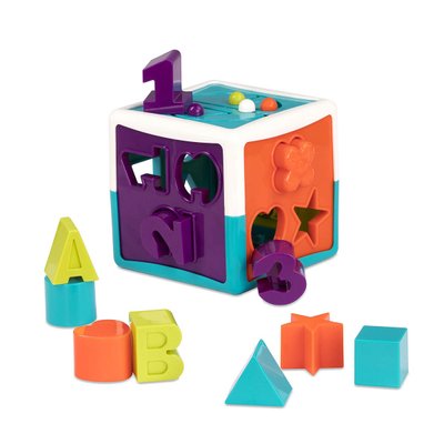 Розвиваюча дитяча іграшка сортер - Розумний Куб (12 форм) BT2577Z фото 1