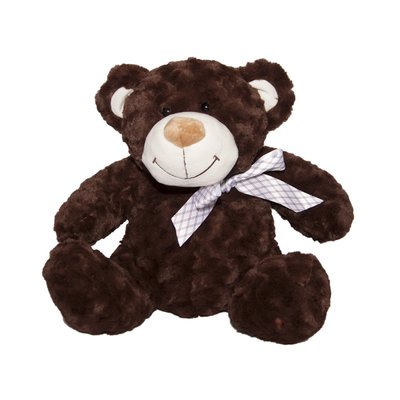 М'яка іграшка Ведмідь - обнімашка з бантом Grand коричневий, 40 cm фото 1