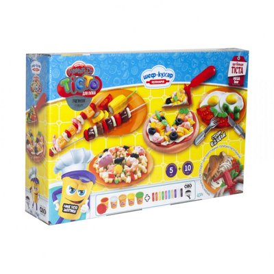 Тісто для ліплення Danko Toys Master-Do: Шеф-кухар. Кулінарія MEGA BOX (укр) TMD-09-01U фото 1