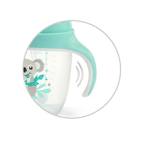 Поїлка непроливайка 6м+ 240 мл Babyono Коала з обтяженою соломкою фото 5