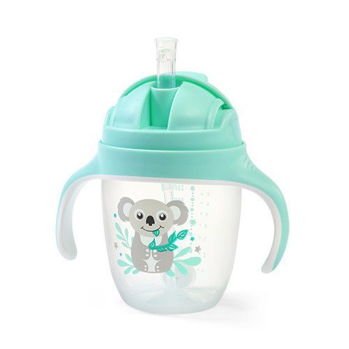Поїлка непроливайка 6м+ 240 мл Babyono Коала з обтяженою соломкою фото 2