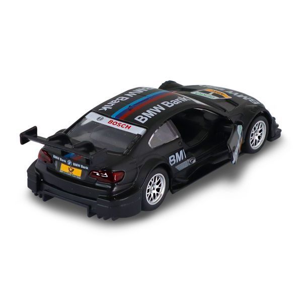 Инерционная машинка TechnoDrive BMW M3 DTM, масштаб 1:42, чёрный фото 2