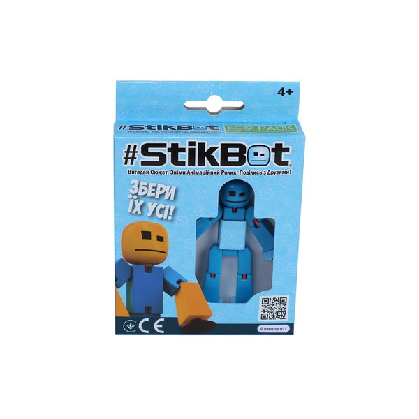 Фігурка для анімаційної творчості Stikbot Синій фото 3