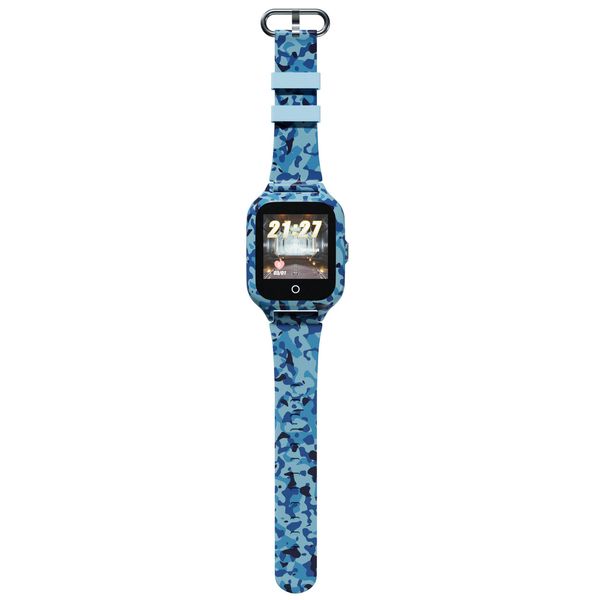Детские водонепроницаемые GPS часы MYOX MX-72BLW (4G) камуфляж с видеозвонком фото 7