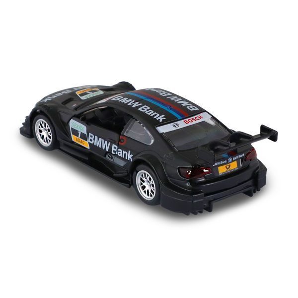 Инерционная машинка TechnoDrive BMW M3 DTM, масштаб 1:42, чёрный фото 9