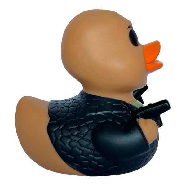 Стильна тематична гумова качечка FunnyDucks "Матриця Морфеус" L1326 фото 5