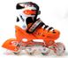 Детские раздвижные ролики 29-33 Scale Sports Orange с подсветкой переднего колеса фото 1