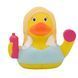 Стильна тематична гумова качечка FunnyDucks "Фітнес дівчинка" L1279 фото 1