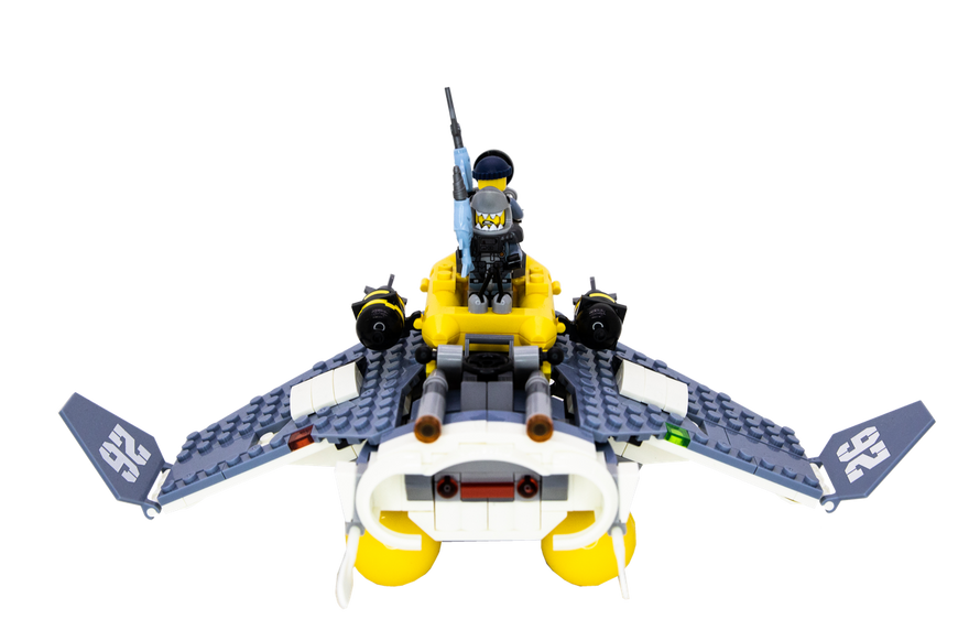 Дитячий конструктор UAToy "Бій з бомбардувальником Мантою" серія Відважні ніндзя 392 деталей 28028 фото 3