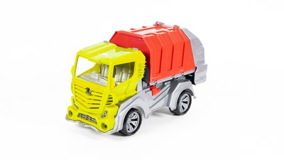 Іграшковий сміттєвоз Оріон з контейнером 48 см жовтий 032 фото 1