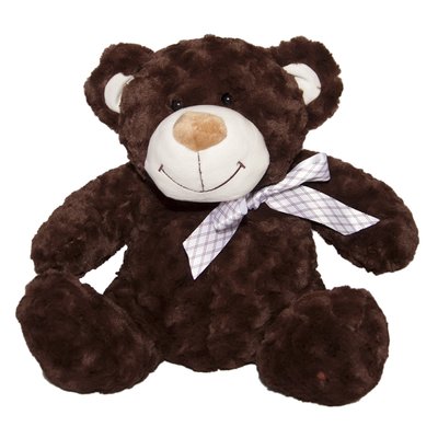 Мягкая игрушка Grand Медведь с бантом коричневый 48 см фото 1