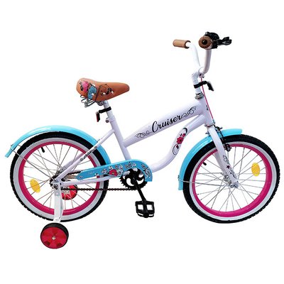 Велосипед дитячий двоколісний 18" TILLY CRUISER T-21834 turquoise фото 1