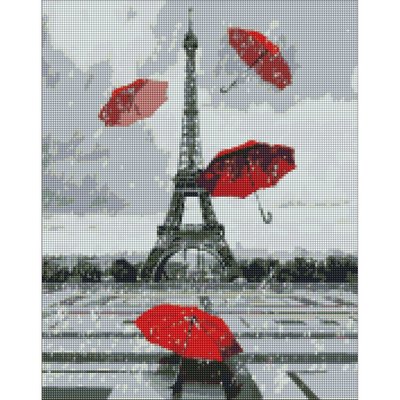 Алмазна мозаїка Ідейка "Улюблений Париж" 40х50 см AMO7219 фото 1