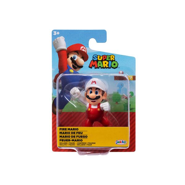 Ігрова фігурка з артикуляцією Super Mario Вогняний Маріо 6 см фото 2