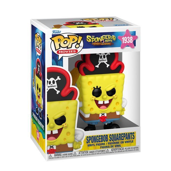 Ігрова фігурка FUNKO POP! Губка Боб Пірат Губка Боб 9,6 см 83590 фото 2