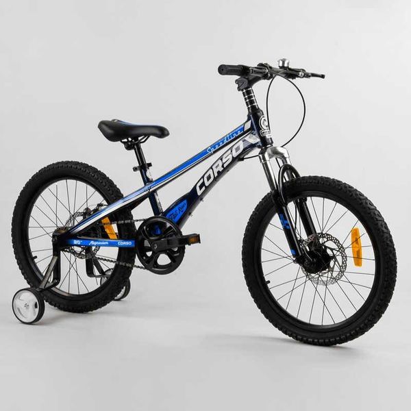 Велосипед подростковый двухколёсный 20" Corso Speedline черно-синий MG-64713 фото 2