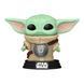 Игровая фигурка FUNKO POP! Мандалорец Грогу с броней Грязерога 9,6 см 90447 фото 1