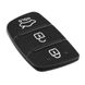 Гумові кнопки-накладки на ключ Hyundai Elantra (Хюндай Елантра) скошені 3 кнопки HOLD фото 3