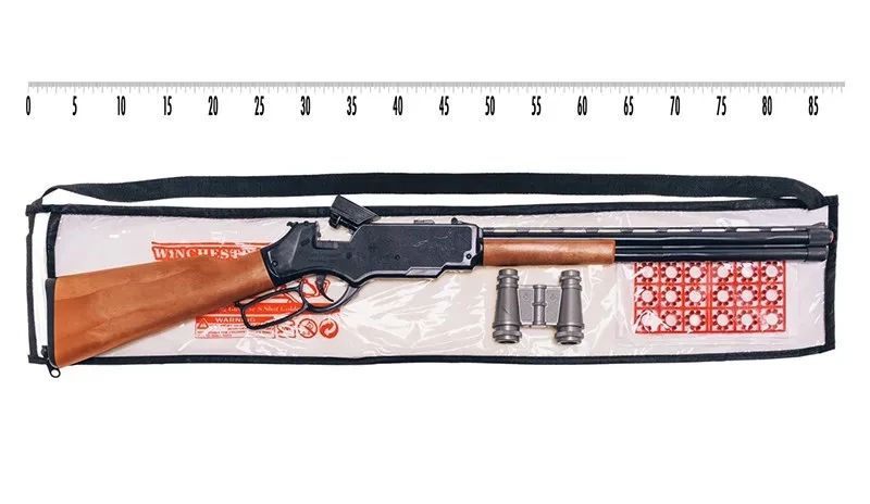 Игрушечная винтовка Golden Gun Винчестер на пистонах с биноклем 85 см 248 фото 8