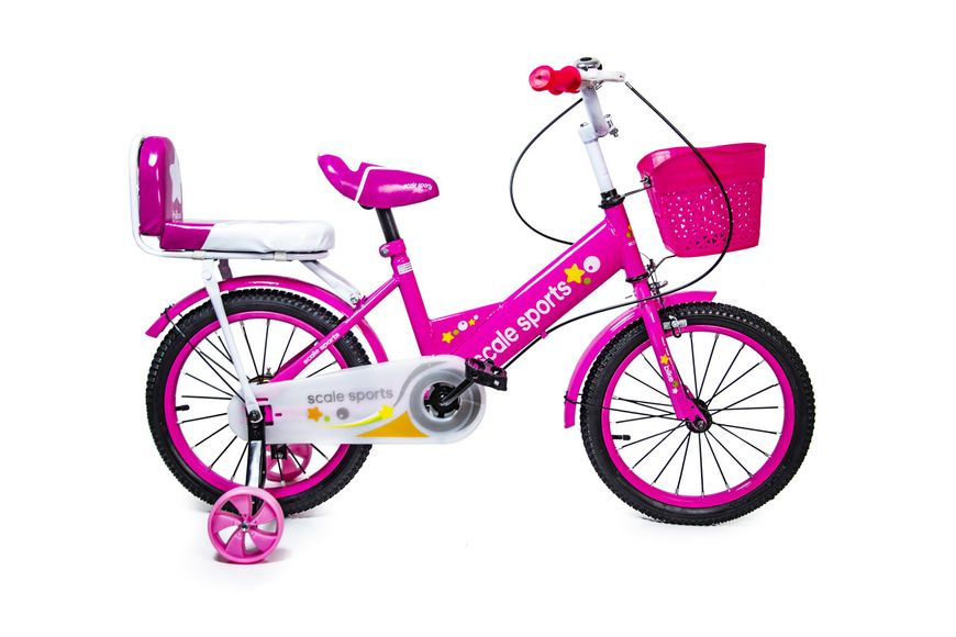 Велосипед дитячий двоколісний 16" Scale Sports T15 рожевий фото 6