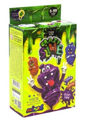 Набір для досліджень Danko Toys Crazy Slime - Лізун своїми руками фіолетовий укр SLM-02-04U фото 1