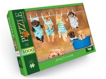 Пазли Danko Toys Милашки 1000 елементів 68 х 47 см C1000-11-01 фото 1