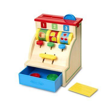 Первый деревянный кассовый аппарат Melissa&Doug MD3378 фото 1