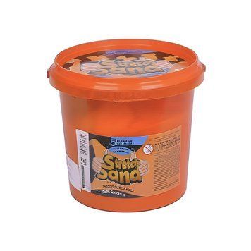Кинетический песок Danko Toys Stretch Sand 700 г укр оранжевый STS-01-01U фото 1