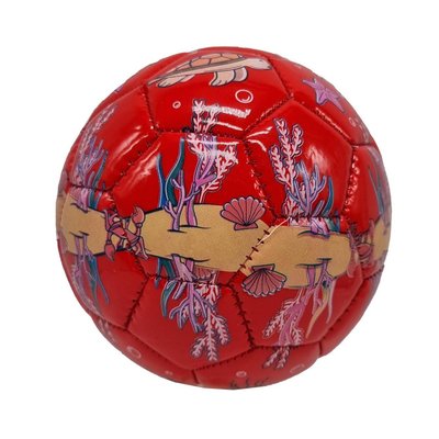 Футбольний м'яч дитячий №2 Bambi PVC діаметр 15 см Червоний C 44735 фото 1