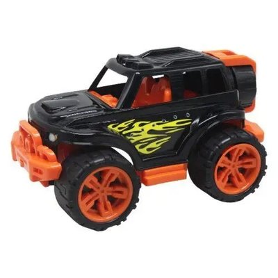 Игрушечный внедорожник ТехноК "Monster Car" 35 см черно-оранжевый 4623 фото 1