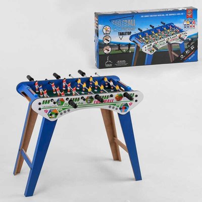 Игровой стол "Настольный футбол" на штангах со счетами деревянный с ножками 2379 фото 1
