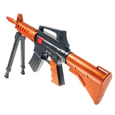 Іграшковий автомат-тріскачка Golden Gun M120 з гранатою 805 фото 1