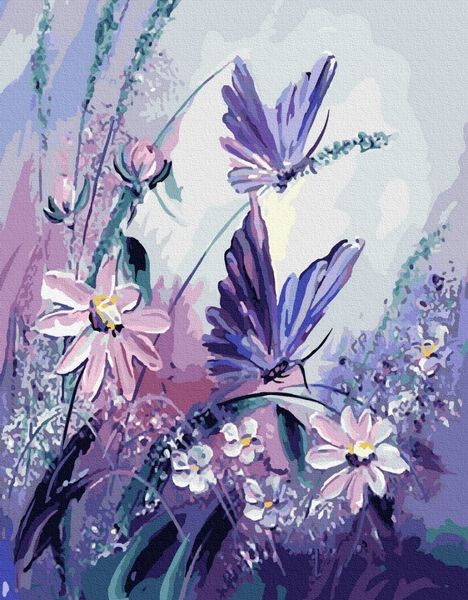Картина за номерами BrushMe "Королівство метеликів" 40х50см BS406 фото 1