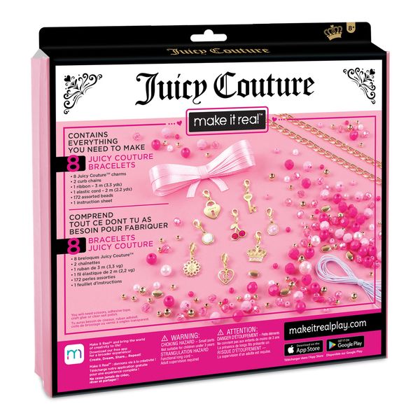Juicy Couture: Набор для создания шарм-браслетов «Розовый стиль» фото 3