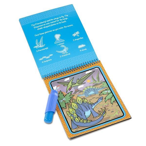Волшебная водная раскраска Water WOW "Динозавры" Melissa & Doug MD19315 фото 4