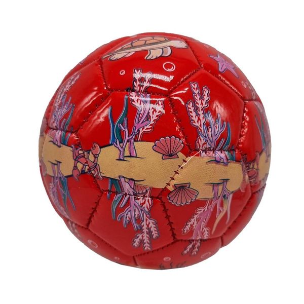 Футбольний м'яч дитячий №2 Bambi PVC діаметр 15 см Червоний C 44735 фото 1