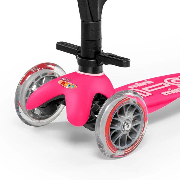 Дитячий самокат - трансформер MICRO серії Mini 3in1 Deluxe Plus Рожевий до 50 кг фото 3