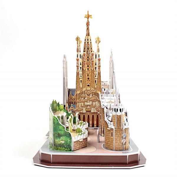 3D пазл об'ємний Cubic Fun City Line Барселона 186 елементів MC256h фото 3